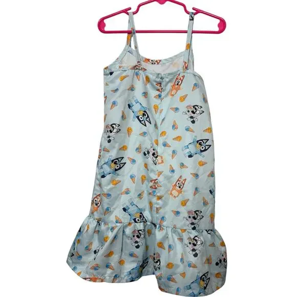 NWOT Girls Blue Bluey Dress | Size 5T - Picture 2 of 6